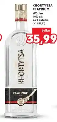 Kaufland Wódka Khortytsa Platinum 40% alk oferta