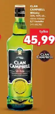 Kaufland Whisky Clan Campbell 30%, 40% alk oferta