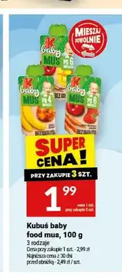 Twój Market Kubuś baby food mus oferta
