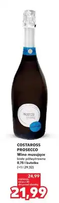 Kaufland Wino musujące białe półwytrawne Costaross Prosecco oferta