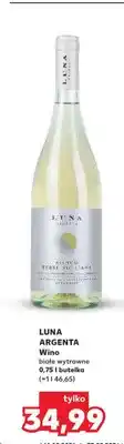 Kaufland Wino białe wytrawne LUNA ARGENTA oferta