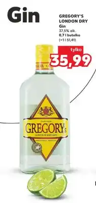 Kaufland Gin Gregory's London Dry 37,5% oferta