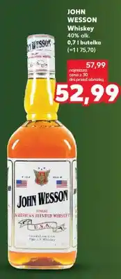Kaufland Whiskey JOHN WESSON 40% alk oferta