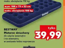 Kaufland Materac dmuchany BESTWAY wym. 188x73x22cm oferta