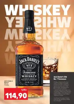 Kaufland Whiskey Jack Daniel's Old No. 7 Tennessee 40% alk oferta