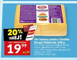 Twój Market Ser topiony plastry Cheddar Burger Mlekovita oferta
