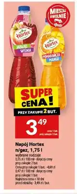 Twój Market Napój niegazowany Hortex Jabłko Wiśnia oferta
