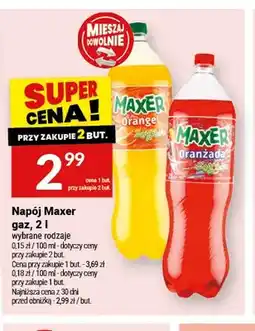 Twój Market Napój gazowany Maxer Orange oferta