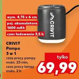 Kaufland Pompa 3 w 1 CRIVIT wym. 4,75x6cm oferta