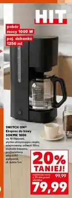 Kaufland Ekspres do kawy Switch On SOKMK 1000 1000W oferta