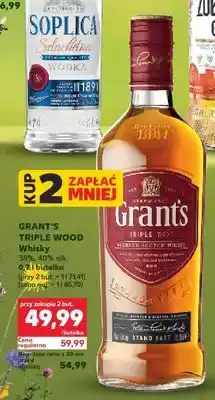 Kaufland Whisky Grant's Triple Wood 35%, 40% alk oferta