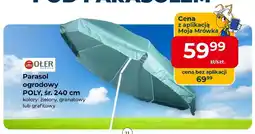 Mrówka Parasol ogrodowy POLY OŁER GARDEN śr. 240cm oferta