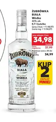 Kaufland Wódka ŻUBRÓWKA BIAŁA 40% alk oferta