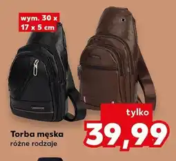 Kaufland Torba męska wym. 30x17x5cm oferta