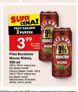 Twój Market Piwo Beczkowe Mocne Wiśnia oferta