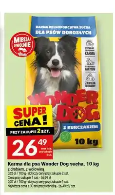 Twój Market Karma dla psa Wonder Dog sucha z drobiem oferta