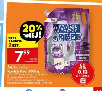 Twój Market Żel do prania Wash & Free oferta