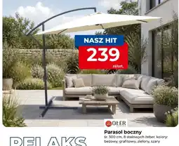 Mrówka Parasol boczny OŁER GARDEN śr. 300cm 8 stalowych żeber oferta