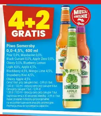 Twój Market Piwo bezalkoholowe Somersby Pear oferta