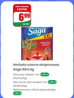 Dino Herbata czarna ekspresowa Saga XXL 90-pak oferta
