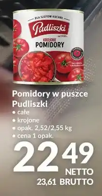 Pomidory w puszce Pudliszki całe