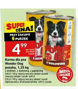 Twój Market Karma dla psa Wonder Dog puszka z drobiem oferta