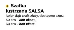 Mrówka Szafka lustrzana SALSA dąb craft złoty 50cm oferta
