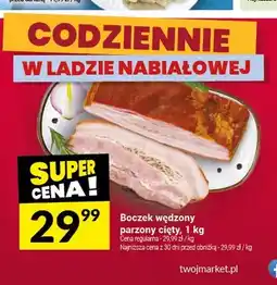 Twój Market Boczek wędzony parzony cięty oferta