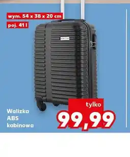 Kaufland Walizka ABS kabinowa wym. 54x38x20cm poj oferta