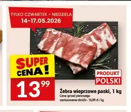 Twój Market Żebra wieprzowe paski polskie oferta
