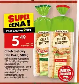 Twój Market Chleb tostowy Dan Cake pełnoziarnisty oferta