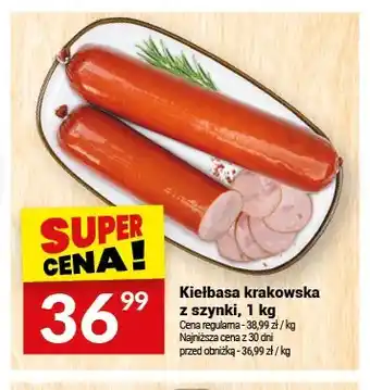 Twój Market Kiełbasa krakowska z szynki oferta