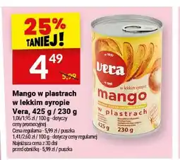 Twój Market Mango w plastrach w lekkim syropie Vera oferta