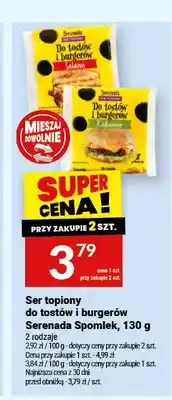 Twój Market Ser topiony do tostów i burgerów Serenada Spomlek oferta