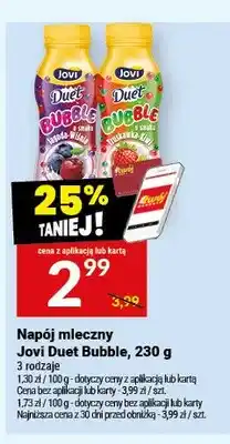 Twój Market Napój mleczny Jovi Duet Bubble oferta