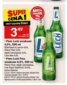 Twój Market Piwo Lech smakowe Elderflower & Lemon oferta