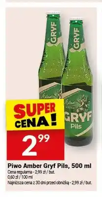 Twój Market Piwo Amber Gryf Pils oferta