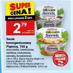 Twój Market Serek homogenizowany Piątnica stracciatella oferta