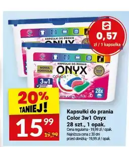 Twój Market Kapsułki do prania Color 3w1 Onyx oferta