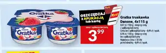 Twój Market Gratka truskawka Danone 4-pak oferta