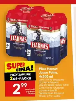 Twój Market Piwo Harnaś Jasne Pełne 4-pak oferta