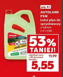 Kaufland Letni płyn do spryskiwaczy z lejkiem Autoland Psik oferta