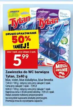 Twój Market Zawieszka do WC barwiąca Tytan blue oferta