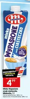 Twój Market Mleko Wypasione smak ciasteczko Mlekovita bez dodatku cukru oferta