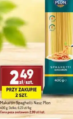 Avita Makaron Spaghetti Nasz Plon oferta