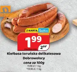 Delfin Kiełbasa toruńska delikatesowa oferta