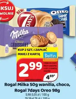 Delfin Rogal Milka, 7days lub Oreo oferta