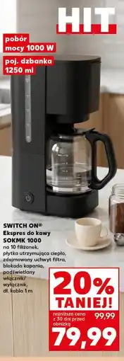 Kaufland SWITCH ON Ekspres do kawy SOKMK 1000 oferta