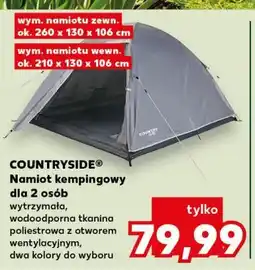 Kaufland Namiot kempingowy dla 2 osób oferta