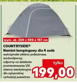 Kaufland Namiot kempingowy dla 4 osób oferta